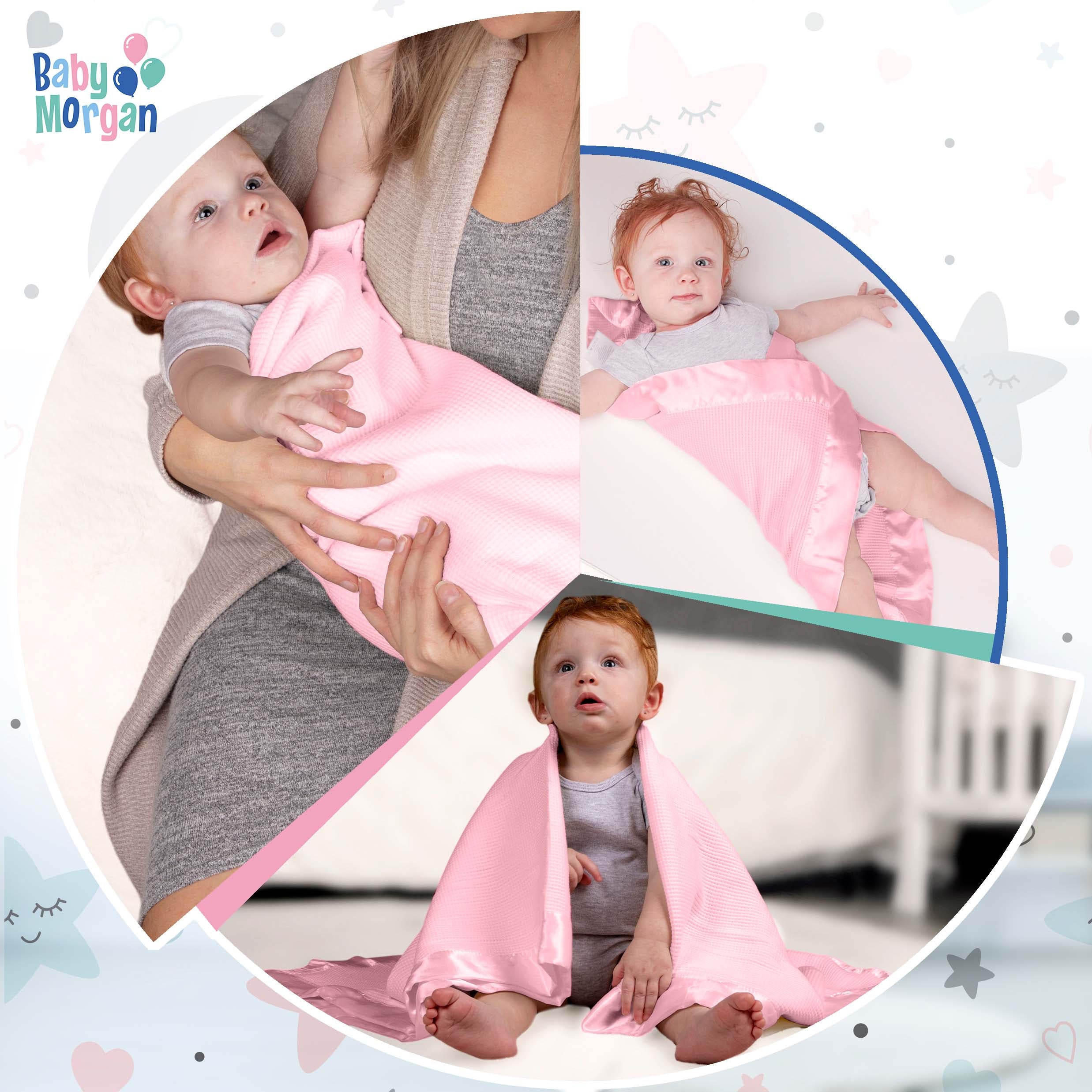 Baby morgan blanket pastel balloon new arrivals